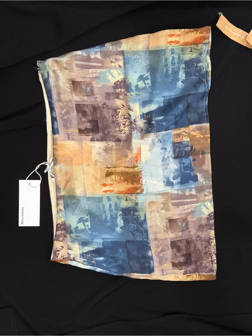 Carla Low Waist Silk Skirt